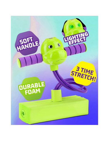 Pogo Stick Dinosaurio SUYE para Niños 3-10 Años hasta 113kg