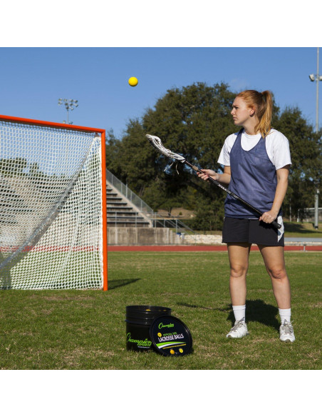 Set de 36 Pelotas de Lacrosse Champion Sports - Amarillo