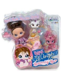 Muñeca Bratz Lil' Angelz Heavenly Hair Dana con 2 Unicornios 2