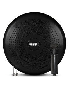 Cojín Inestable URBNFit 33 cm - Disco de Equilibrio Negro