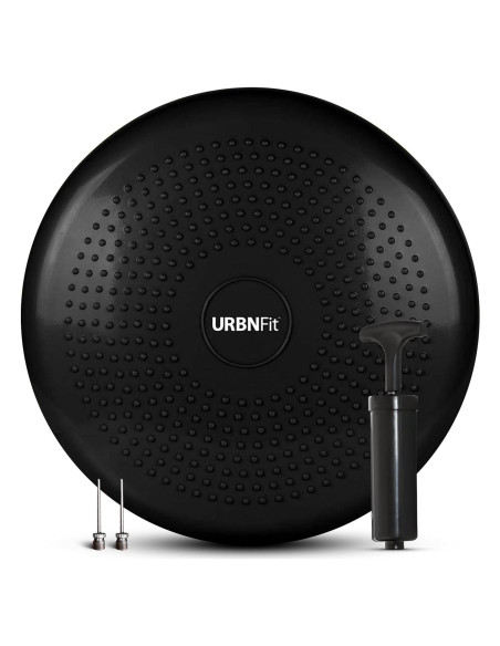 Cojín Inestable URBNFit 33 cm - Disco de Equilibrio Negro