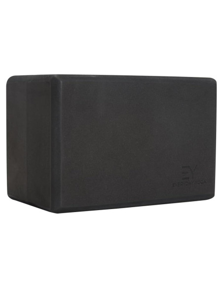 Bloque de Yoga Everyday Yoga Negro 22.86x15.24x10.16 cm
