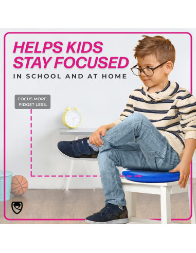 Cojín Inestable URBNFit 33 cm - Disco de Equilibrio Negro