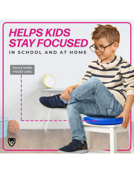 Cojín Inestable URBNFit 33 cm - Disco de Equilibrio Negro