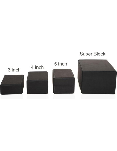 Bloque de Yoga Everyday Yoga Negro 22.86x15.24x10.16 cm