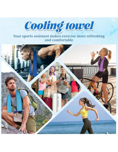 Toallas Enfriadoras PAWPRO 4 Piezas Microfibra 101.6x30.5cm 2