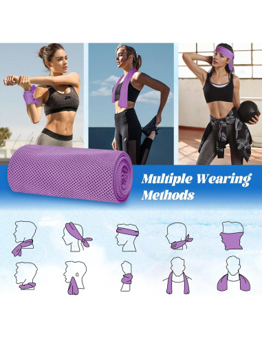 Toallas Enfriadoras PAWPRO 4 Piezas Microfibra 101.6x30.5cm