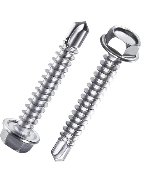 Juego de Tornillos Autoperforantes Yuecinoow 440 Pcs Acero Inoxidable