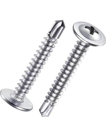 Juego de Tornillos Autoperforantes Yuecinoow 440 Pcs Acero Inoxidable