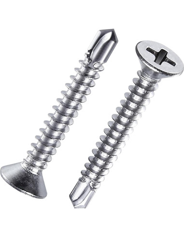 Juego de Tornillos Autoperforantes Yuecinoow 440 Pcs Acero Inoxidable