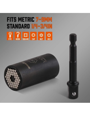 Banda Magnética HORUSDY con Agarre Universal 6.35-19mm