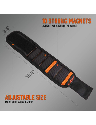 Banda Magnética HORUSDY con Agarre Universal 6.35-19mm
