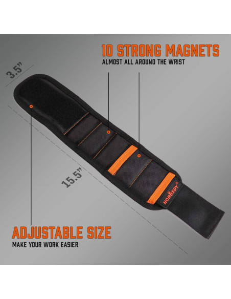 Banda Magnética HORUSDY con Agarre Universal 6.35-19mm