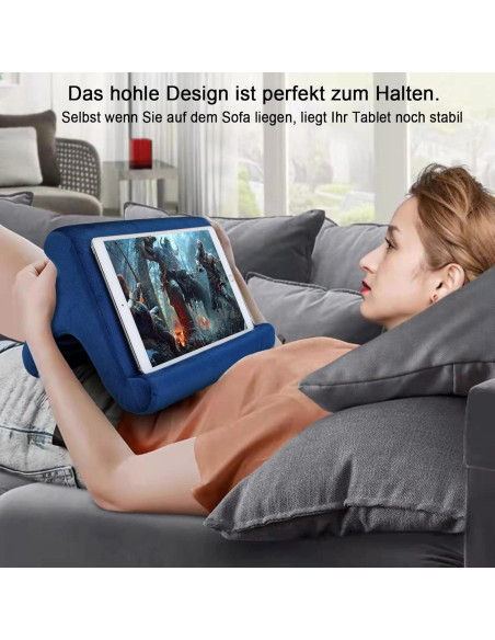 Soporte de Almohada para Tableta SAMHOUSING Marino 3 Ángulos