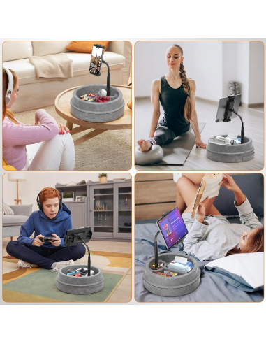 Soporte de Almohada para Tableta KDD con Bandeja y Ajuste 360