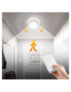 Luz de Techo a Batería SURAIELEC con Sensor de Movimiento 300LM