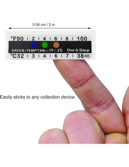 Tiras de Prueba de Temperatura de Orina One Step 25 Unidades