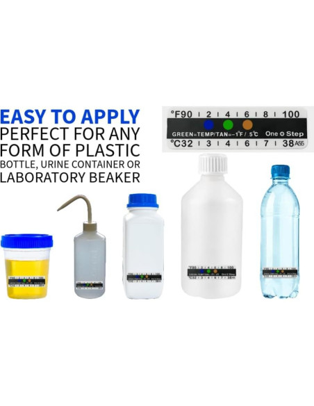 Tiras de Prueba de Temperatura de Orina One Step 25 Unidades