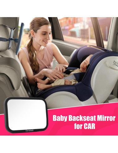 Espejo de Coche para Bebé Oxnaleah OX1007 24.4x17.3cm