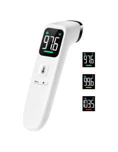 Termómetro Sin Contacto Viproud FC-IR202-LED Blanco, Rápido y Preciso
