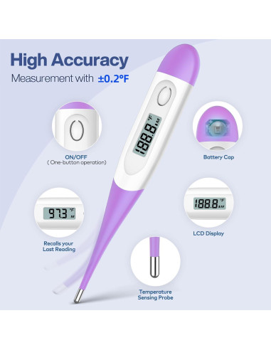 Termómetro Digital Boncare 10 Segundos para Adultos y Bebés