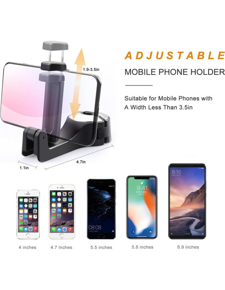 Gancho para Reposacabezas de Coche SCOVVORD 2 en 1 Plata Gancho para Reposacabezas de Coche SCOVVORD 2 en 1 Plata