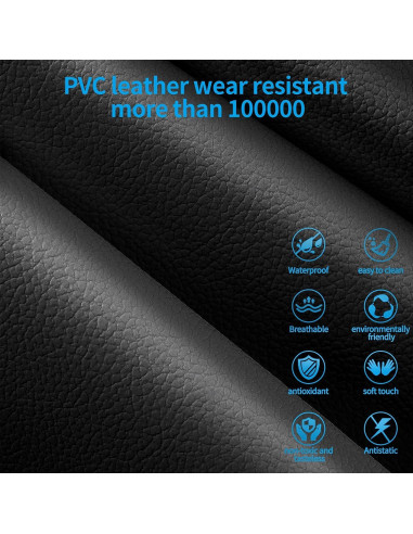 Protector de Respaldo de Asiento HCMAX Negro Impermeable 45x79cm