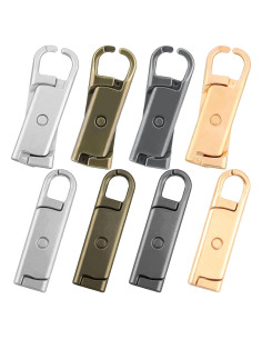 Tiradores de Cremallera Mejorados FENGWANGLI 8 Pcs 36mm