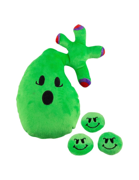 Peluche Vesícula Biliar Attatoy con 3 Cálculos Biliares
