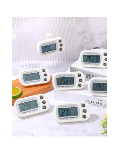 Termómetro Digital Impermeable Frienda - Paquete de 12 Blancos