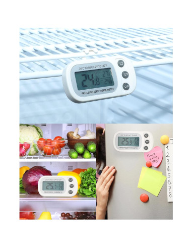 Termómetro Digital Impermeable Frienda - Paquete de 12 Blancos