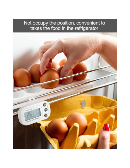 Termómetro Digital Impermeable Frienda - Paquete de 12 Blancos