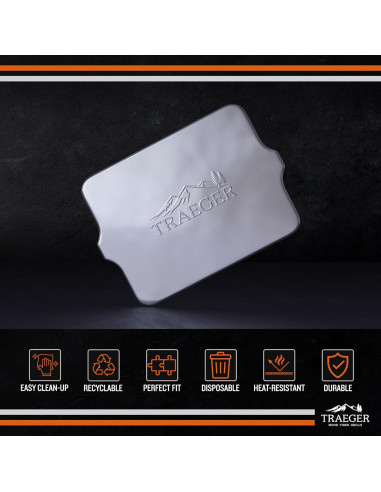 Forros de Bandeja de Goteo Desechables Traeger BAC507 - 5 Pack