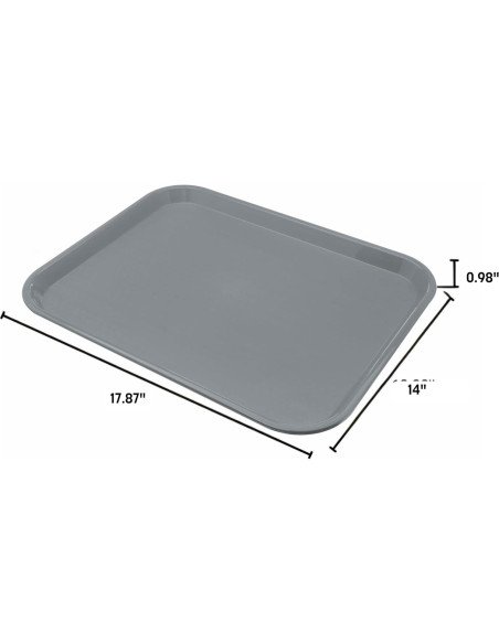 Bandeja de Servicio de Comida Carlisle 45.7x35.6cm Antideslizante Bandeja de Servicio de Comida Carlisle 45.7x35.6cm Antideslizante