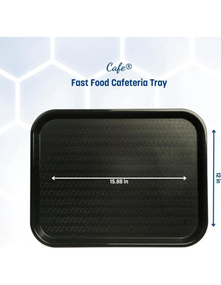 Bandeja de Servicio de Comida Carlisle 45.7x35.6cm Antideslizante Bandeja de Servicio de Comida Carlisle 45.7x35.6cm Antideslizante