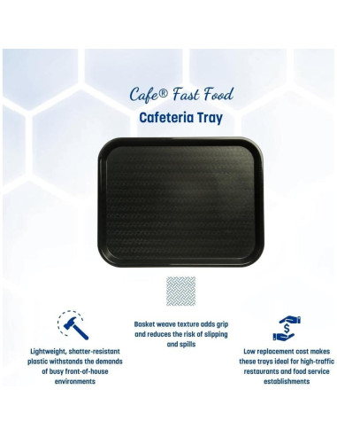 Bandeja de Servicio de Comida Carlisle 45.7x35.6cm Antideslizante