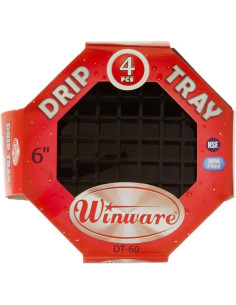 Contador de Bandejas de Goteo Winco DT-60, 4 Piezas, Negro 2