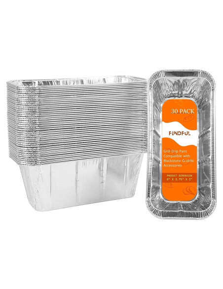 Paquete de 30 forros de bandeja de goteo Blackstone 43-91 cm