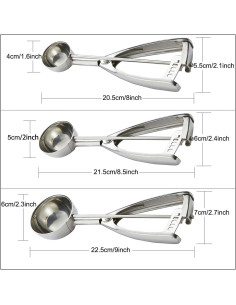 Juego de cucharas para galletas HOMURE H - Acero inoxidable 18/8 2