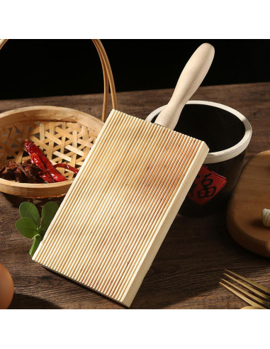 Conjunto de 2 Tablas de Gnocchi de Madera Nexolia - 7.6x5.1 cm