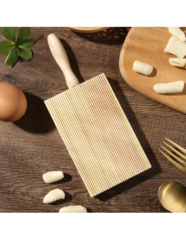 Conjunto de 2 Tablas de Gnocchi de Madera Nexolia - 7.6x5.1 cm