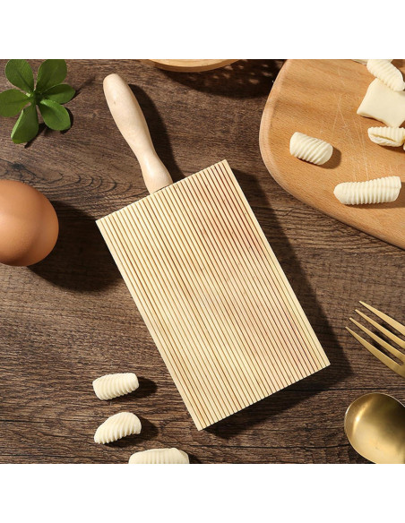 Conjunto de 2 Tablas de Gnocchi de Madera Nexolia - 7.6x5.1 cm