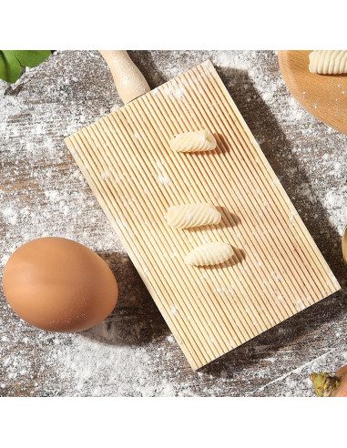 Conjunto de 2 Tablas de Gnocchi de Madera Nexolia - 7.6x5.1 cm