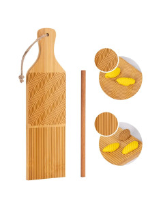 Tabla de Gnocchi Maveite de Bambú 28.4x8.1cm con Paleta