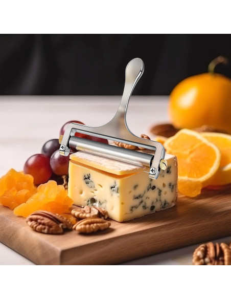 Cortador de Queso TOPULORS de Acero Inoxidable Ajustable Cortador de Queso TOPULORS de Acero Inoxidable Ajustable