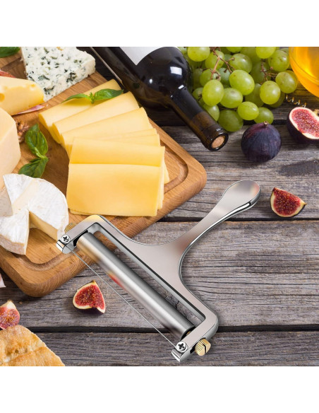 Cortador de Queso TOPULORS de Acero Inoxidable Ajustable Cortador de Queso TOPULORS de Acero Inoxidable Ajustable