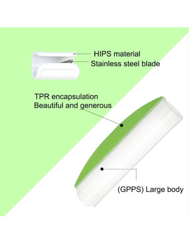 Cortador de Frutas Pequeñas Velarionna Verde 20x7.5cm