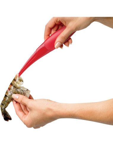 Desvenador y Limpiador de Camarones Buen Cocinero - Ergonomía y Lavavajillas