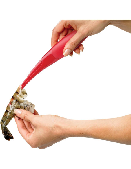 Desvenador y Limpiador de Camarones Buen Cocinero - Ergonomía y Lavavajillas