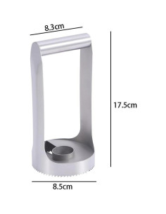 Cortador de Piña Acero Inoxidable Pokinge 17.5cm Antideslizante 2